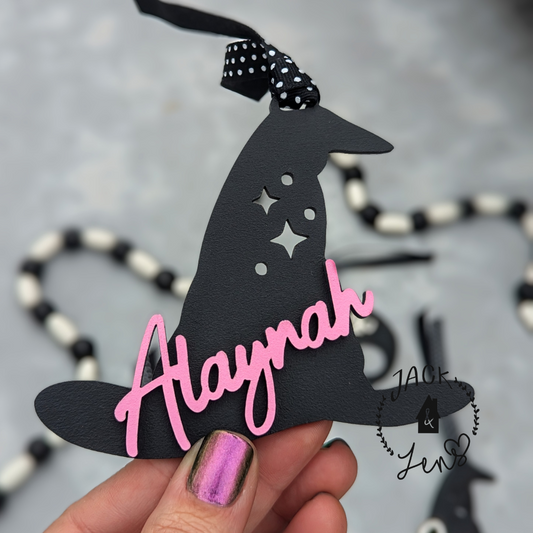 Spooky Shape + Name | Halloween Gift Tag