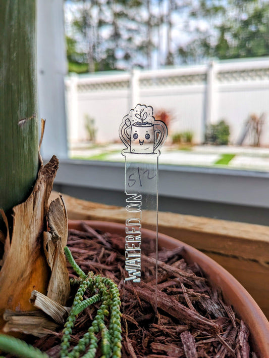 Water Reminder + Potted Plant Stake Set