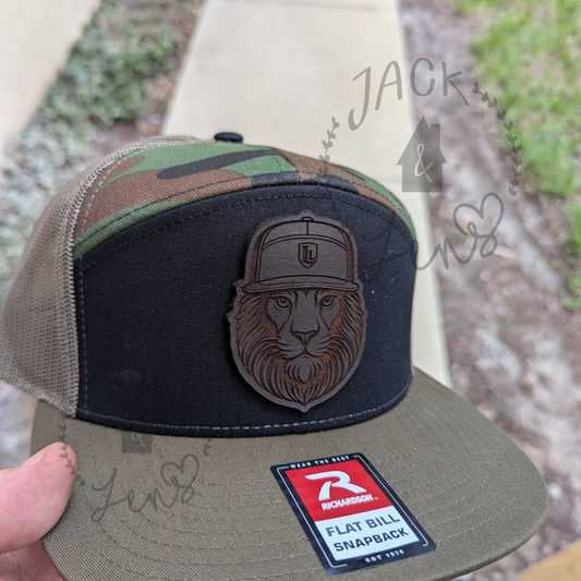 Genuine Leather Patch + Custom Engraved Design