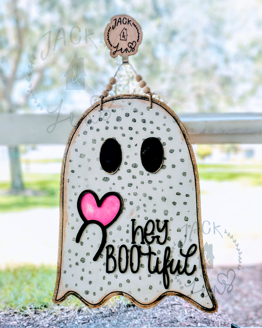 RTS - Happy Halloween + Hey Boo-tiful Ghoul | Halloween Door Set