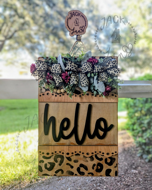 RTS - HSH + Hello | Cheetah Door Set