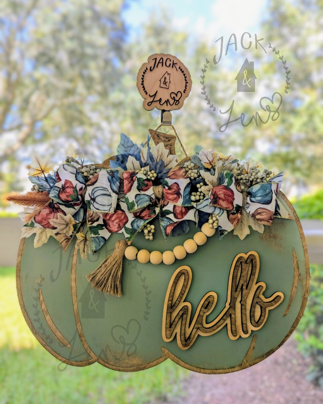 RTS - Thankful + Hello | Fall Door Set