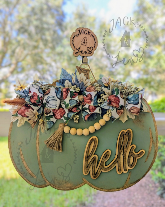 RTS - Thankful + Hello | Fall Door Set