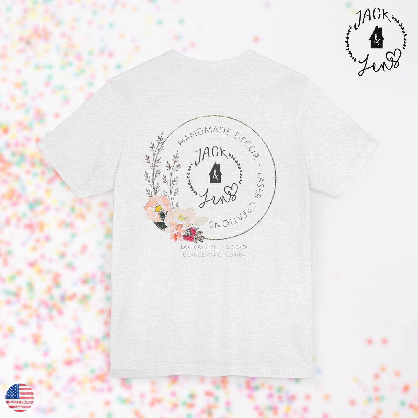 Jack & Jens Logo-Florals | Tee