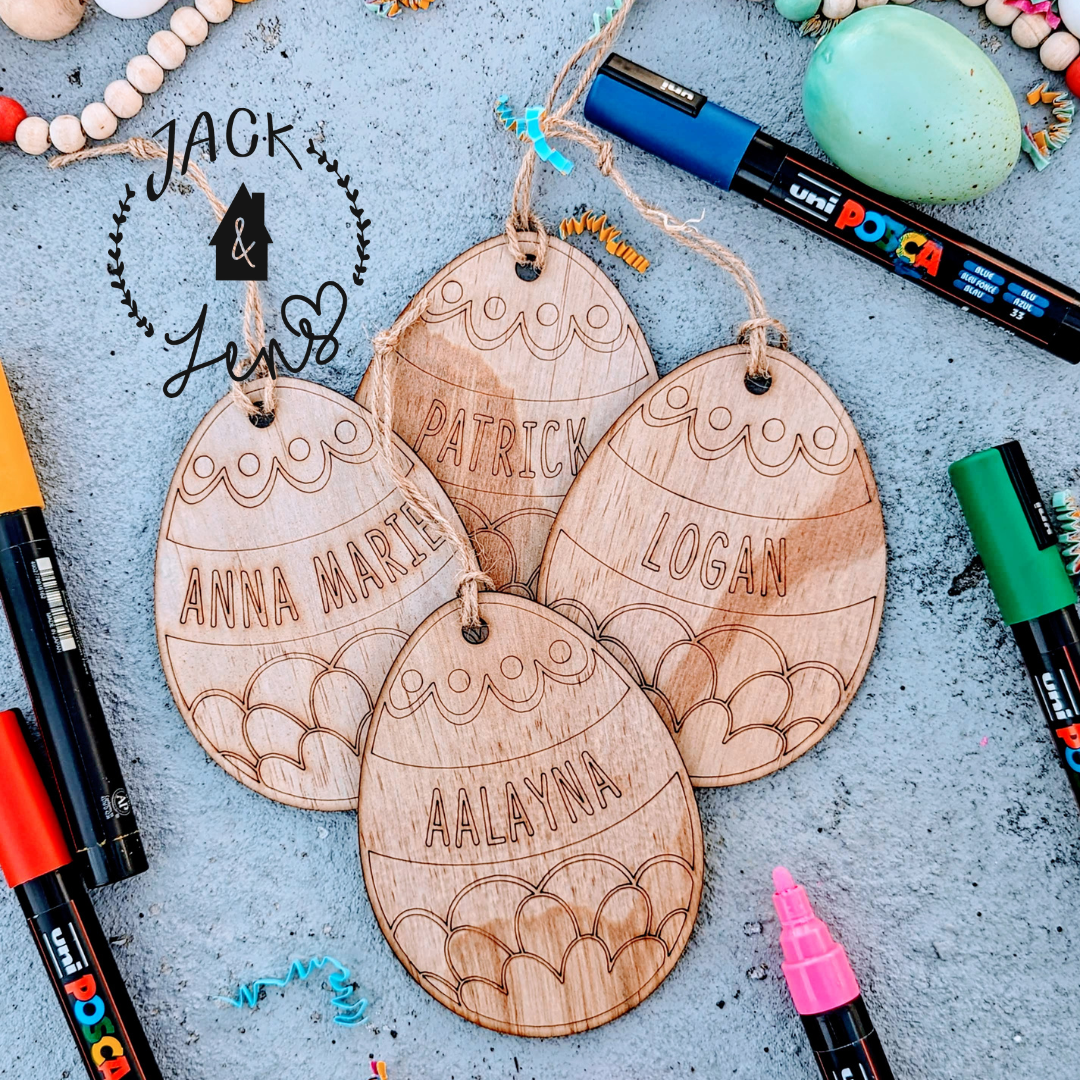 PERSONALIZED EGG Tag