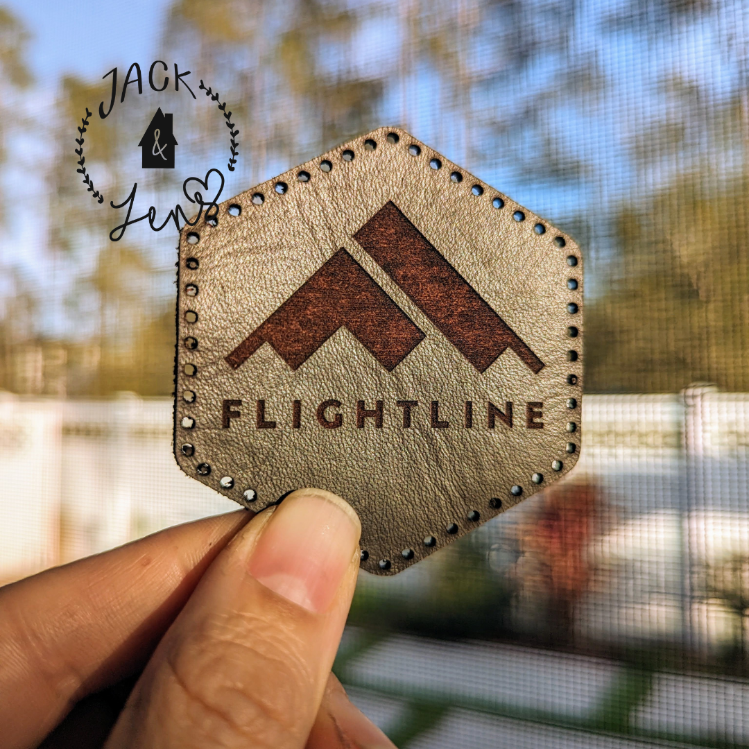 ENGRAVED PATCH-Genuine Leather