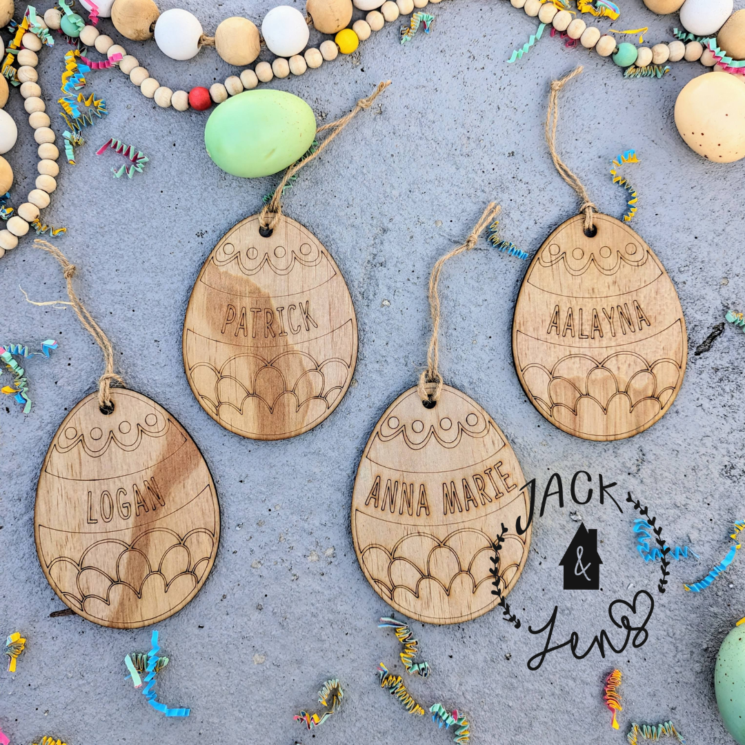 PERSONALIZED EGG Tag