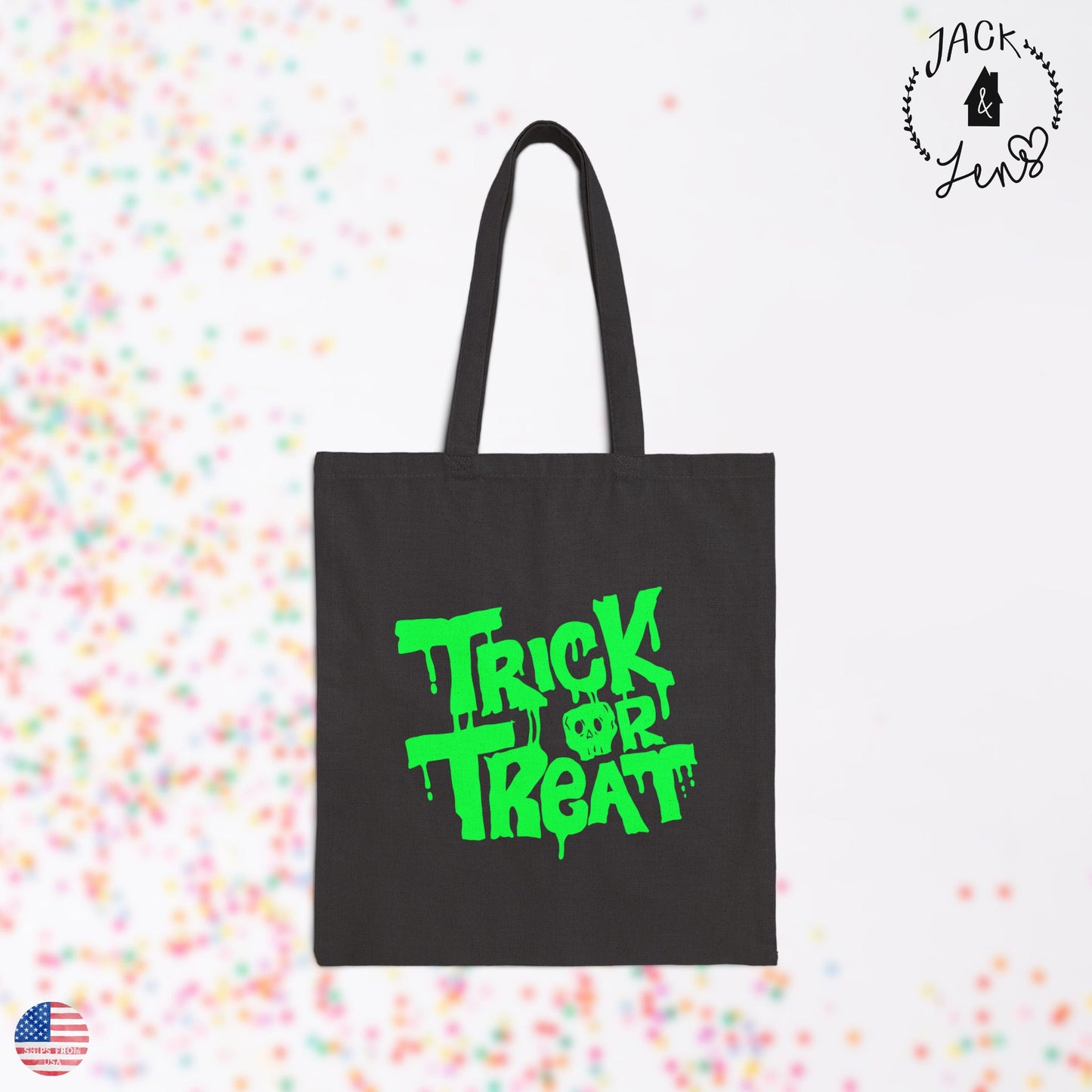 TRICK OR TREAT Candy Tote Bag