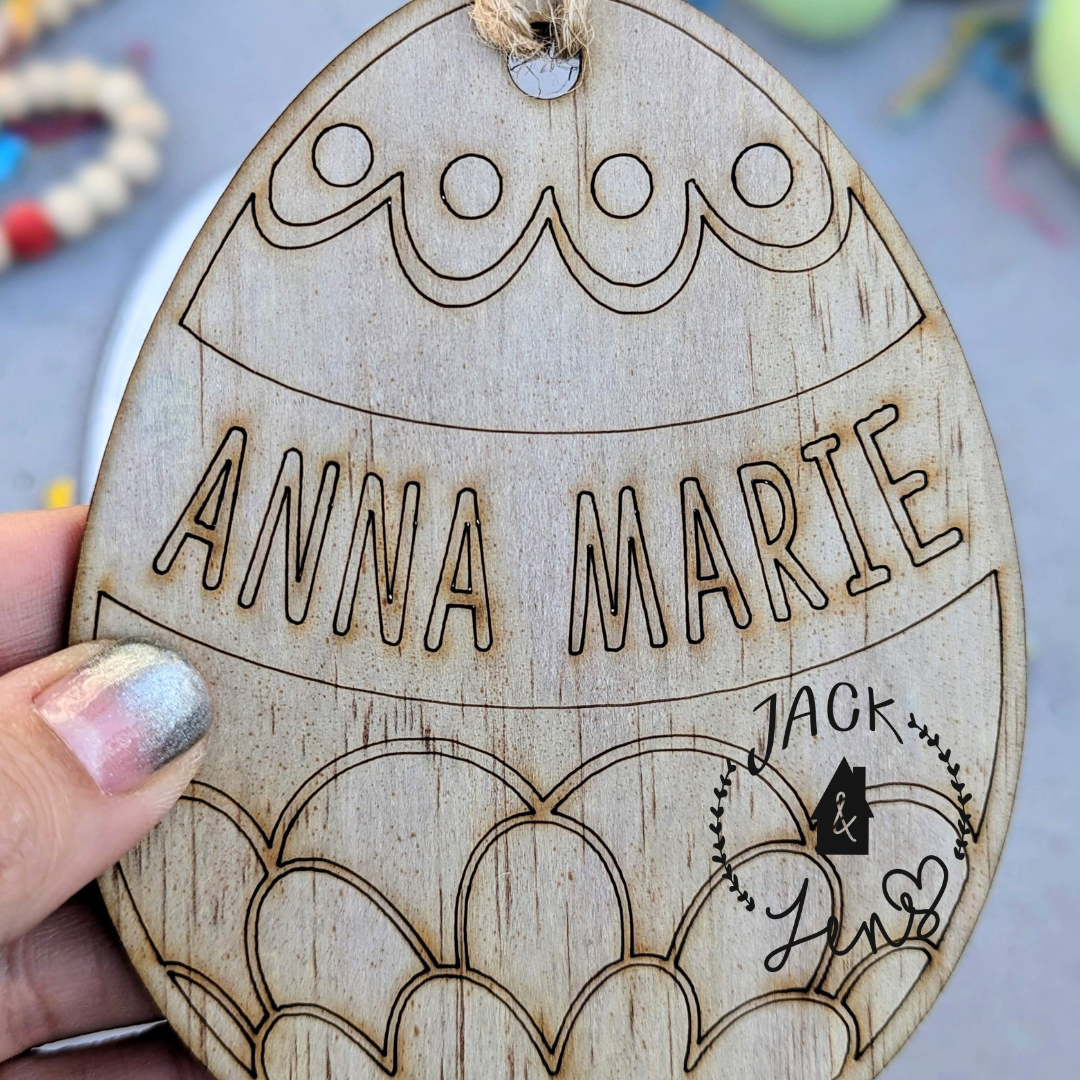 PERSONALIZED EGG Tag