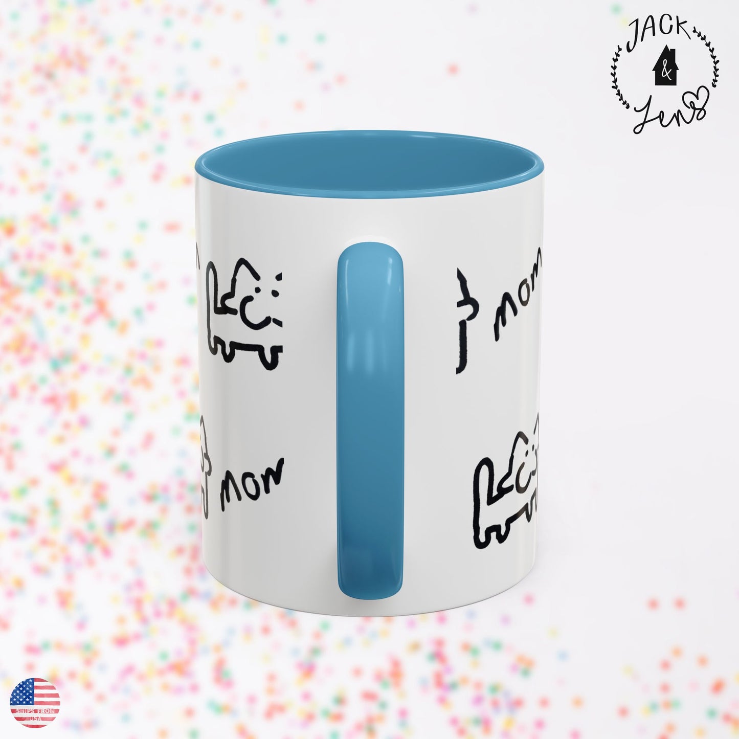 CUSTOM ART Accent Coffee Mug