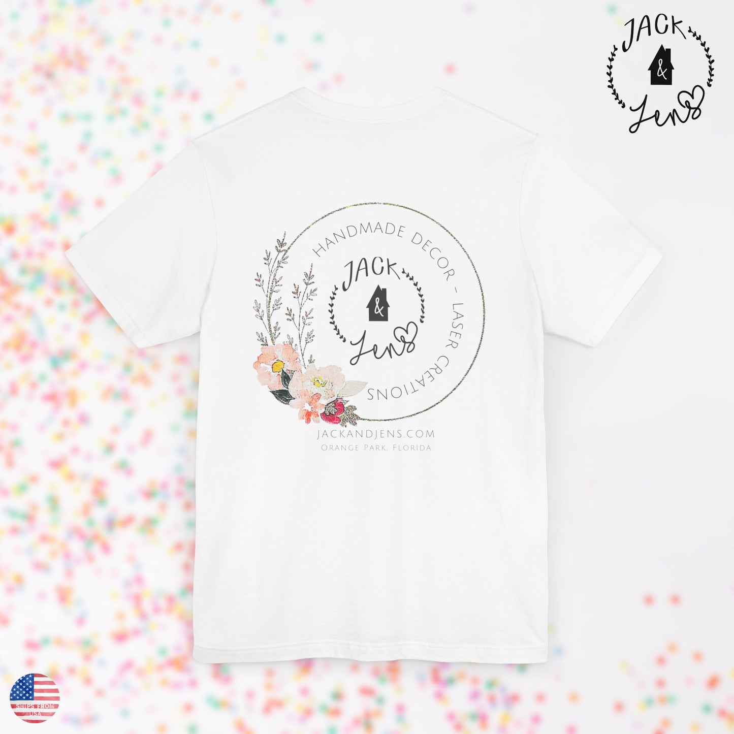 Jack & Jens Logo-Florals | Tee