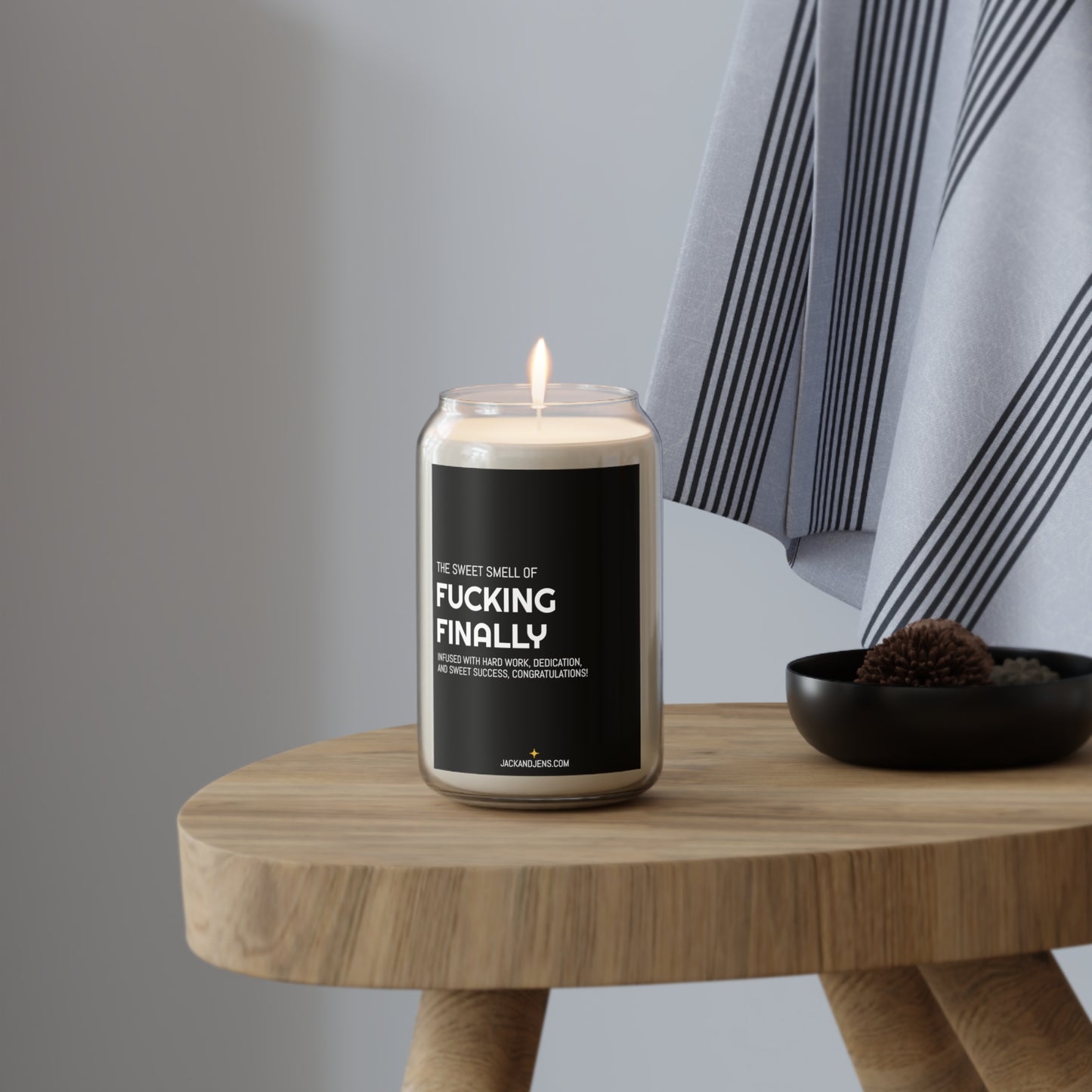 SMELLS LIKE FUCKING FINALLY Scented Candle, 13.75oz