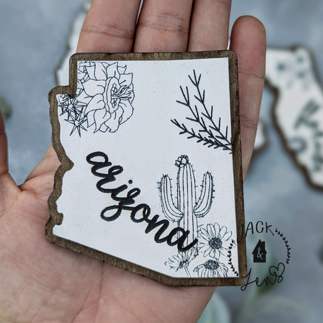 BLOOMIN' BORDER | ARIZONA Magnet