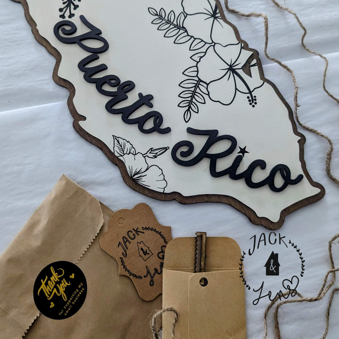 BLOOMIN' BORDER | PUERTO RICO Wall Art