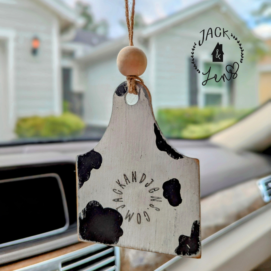 MOO BITCH Car Charm Ornament