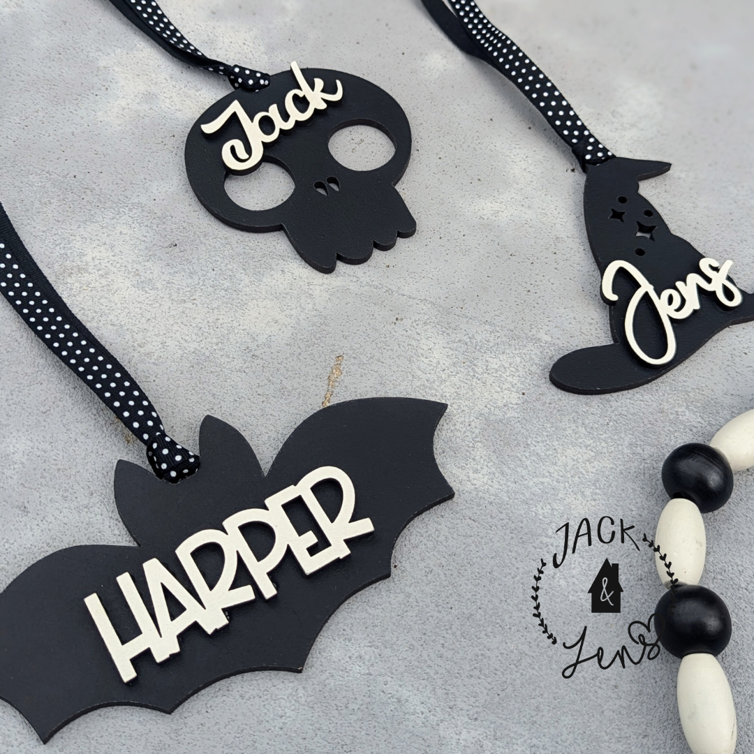 SPOOKY SHAPES Halloween Tag