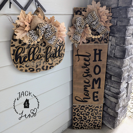 Ready To Go | Home Sweet Home-Hello Fall | Fall Door Set