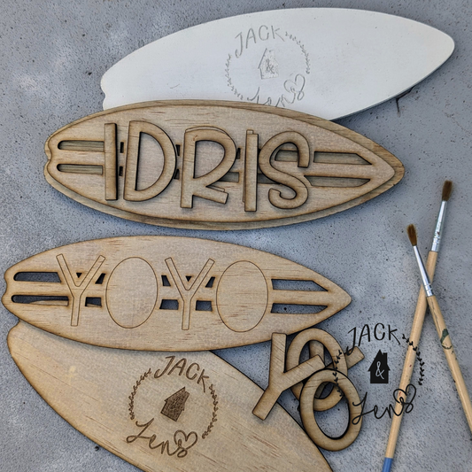 Custom Surfboard-Blanks Wall Art