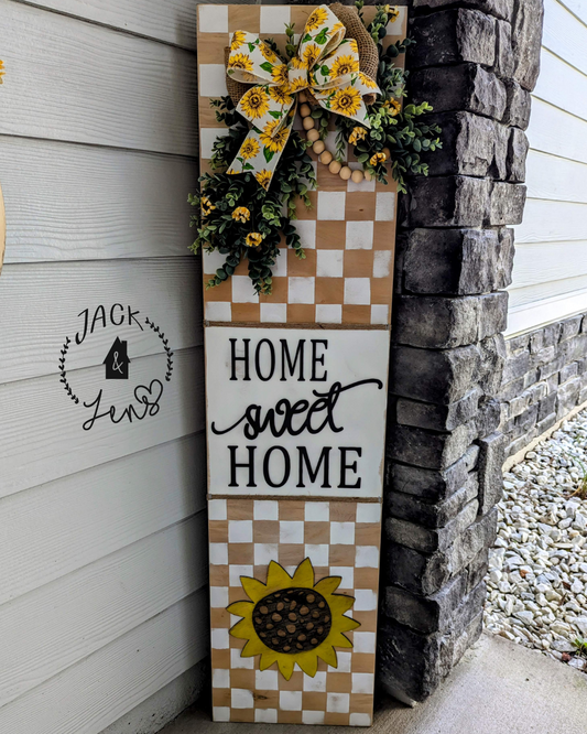 Custom For Davies | Home Sweet Home | Door Leaner