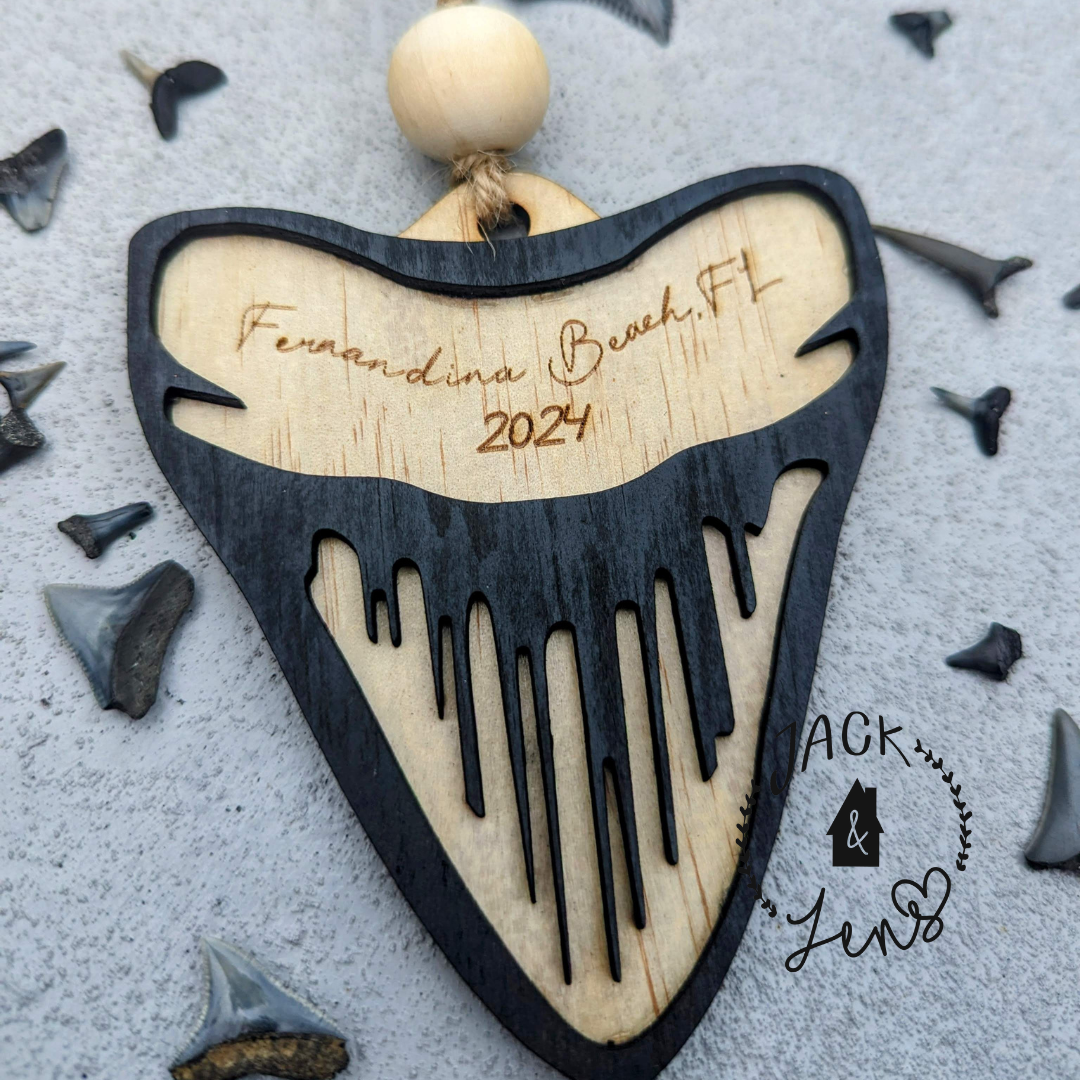 SHARK TOOTH Ornament