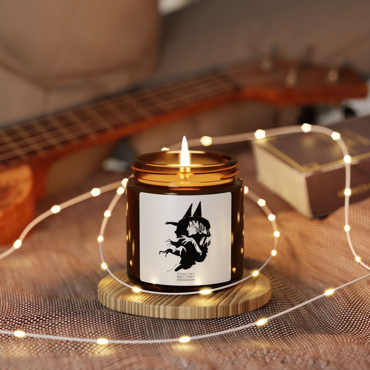 Wicked Witch Scented Soy Candle Amber Jar