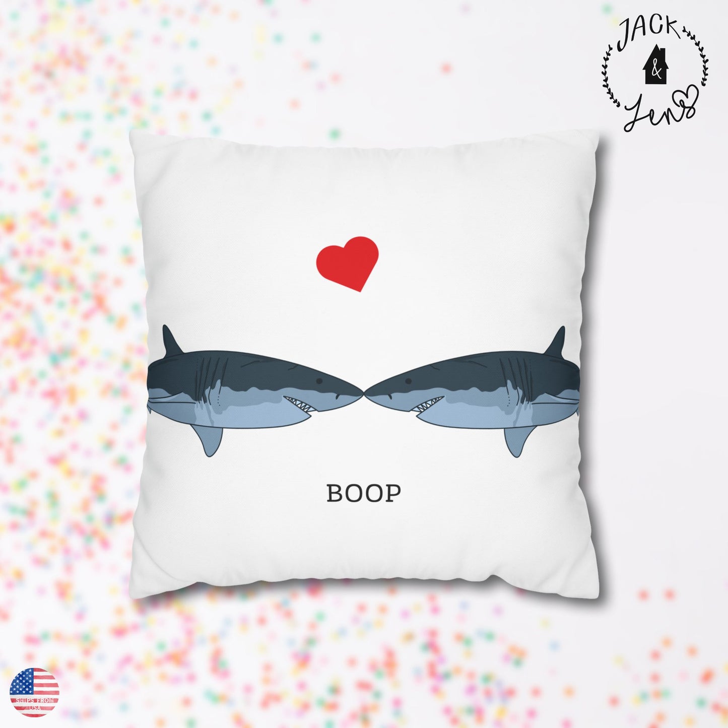 BOOP SHARKS Pillowcase