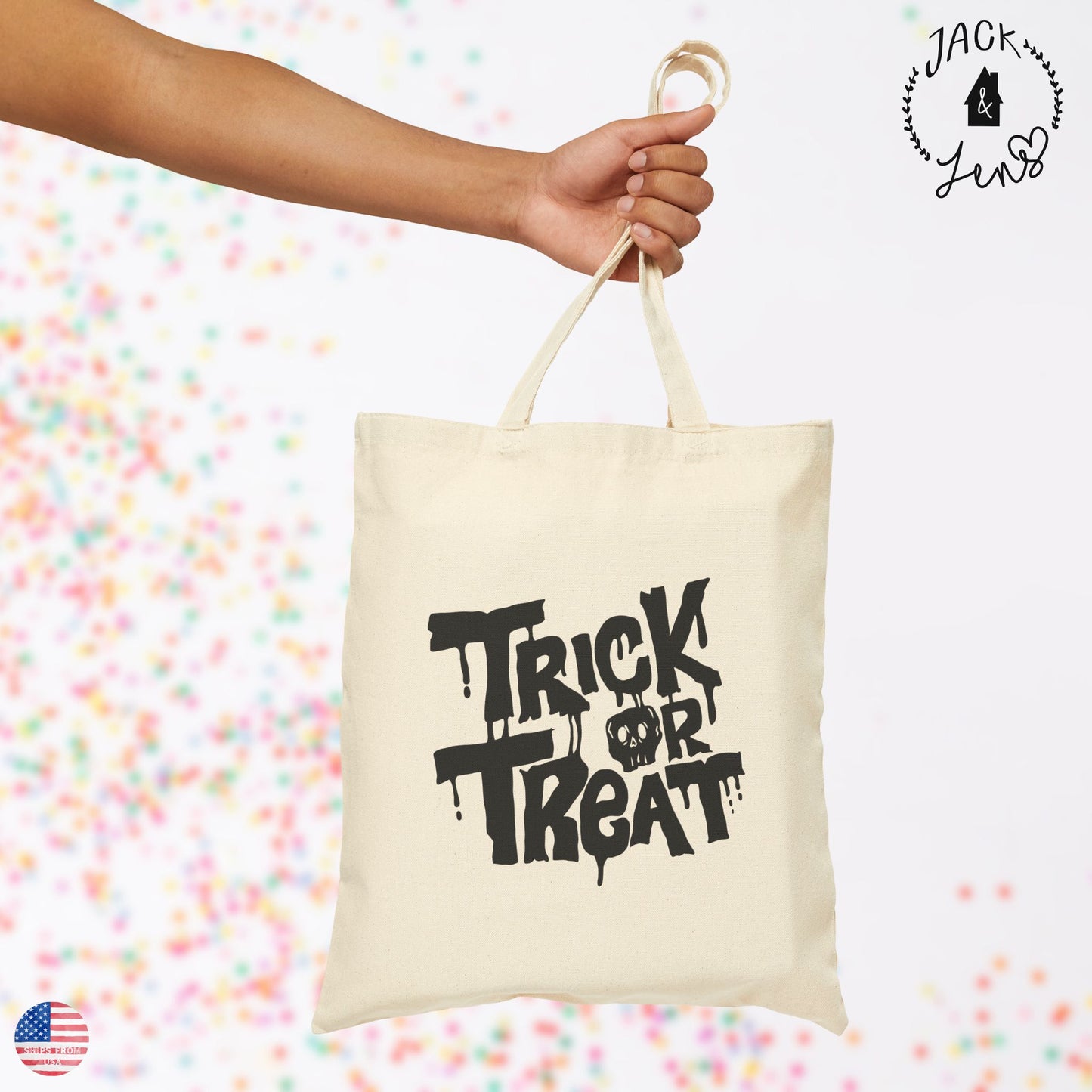 TRICK OR TREAT Candy Tote Bag