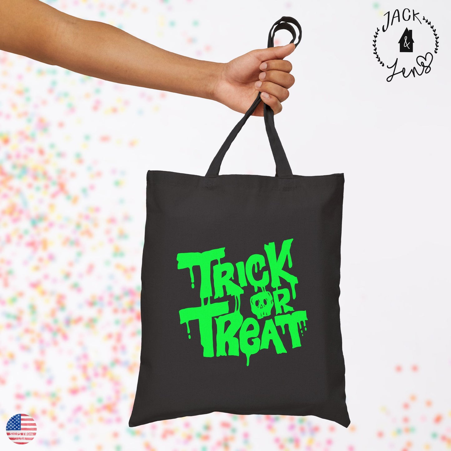 TRICK OR TREAT Candy Tote Bag