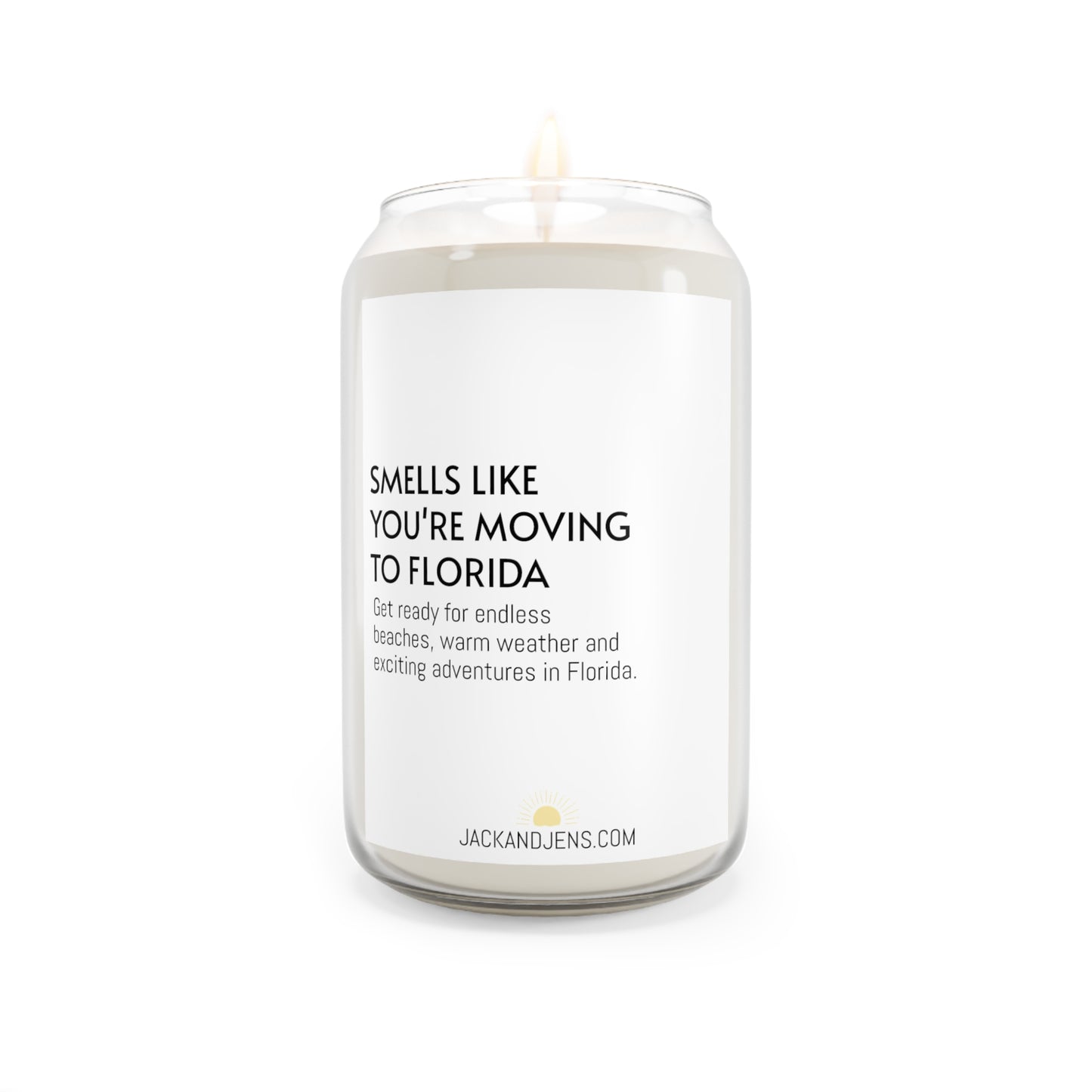 SMELLS LIKE YOU'RE MOVING TO FLORIDA Scented Candle, 13.75oz