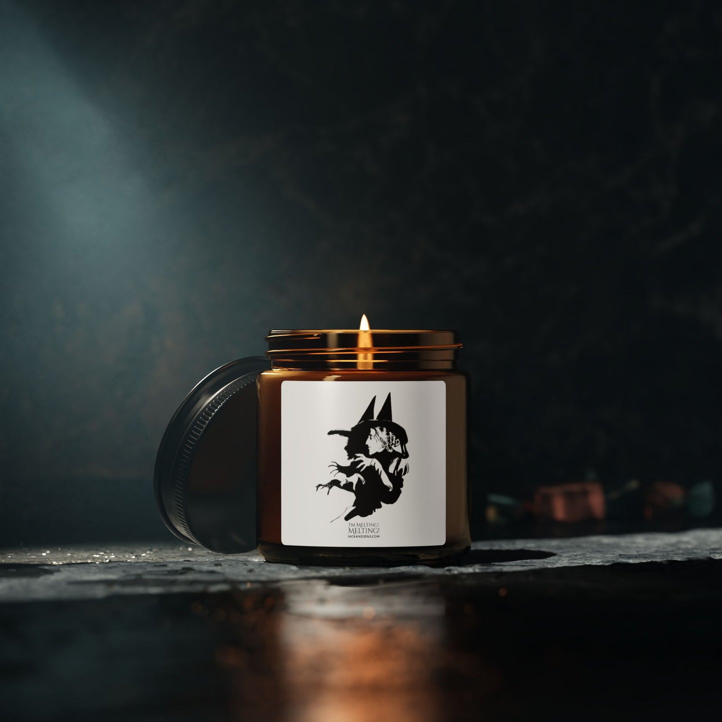 Wicked Witch Scented Soy Candle Amber Jar