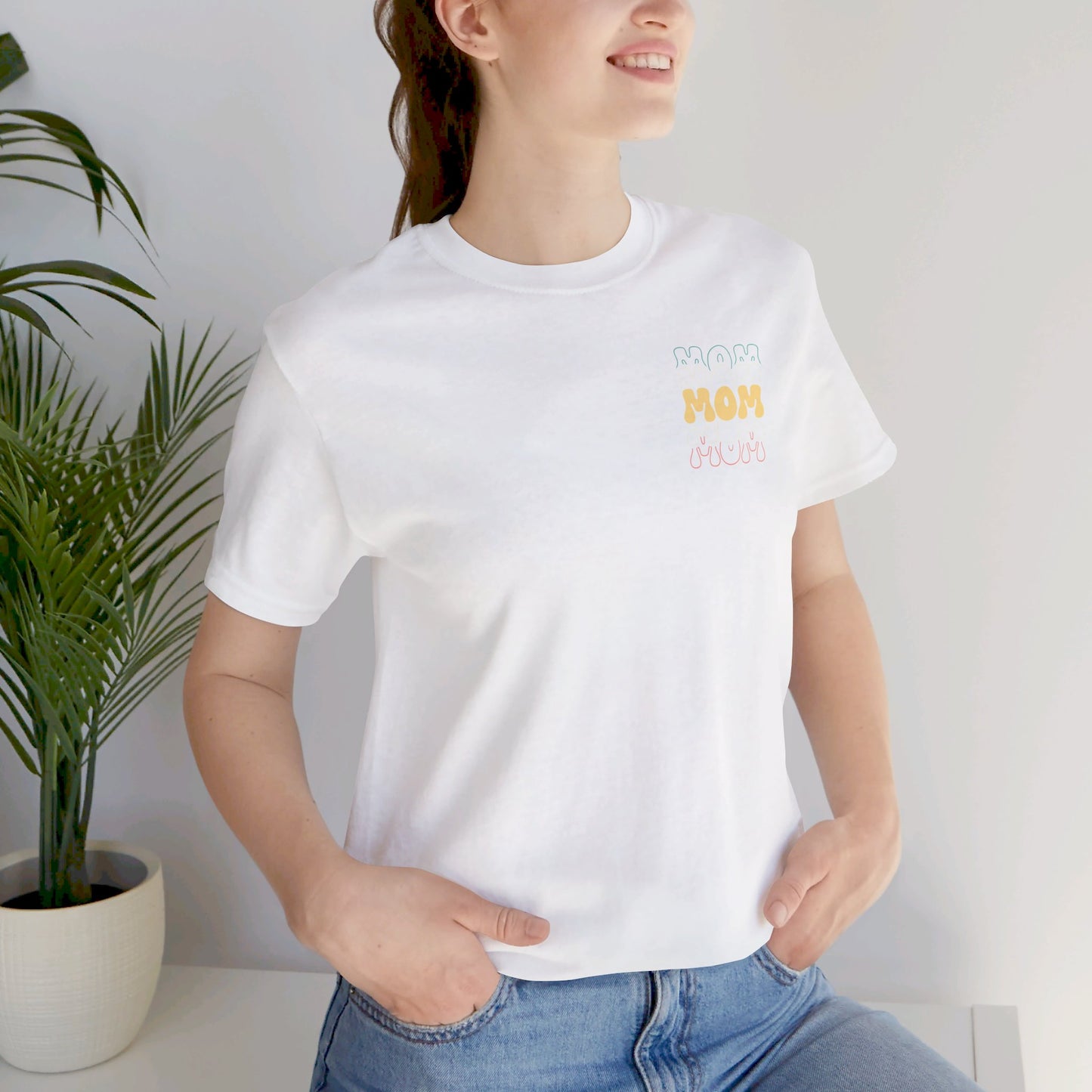 MOM RETRO STACKED Tee