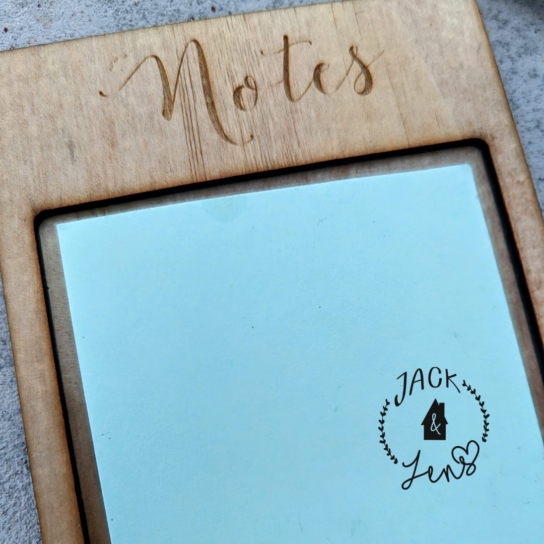 NOTES Sticky Notepad Holder