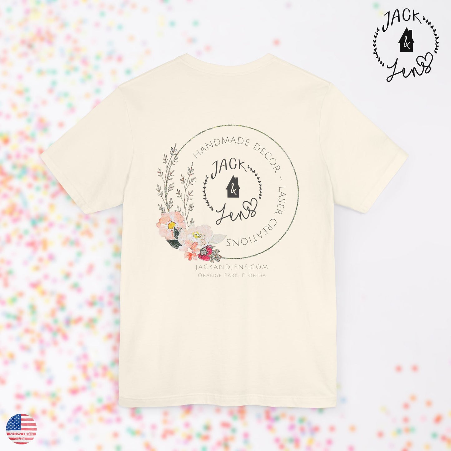 Jack & Jens Logo-Florals | Tee