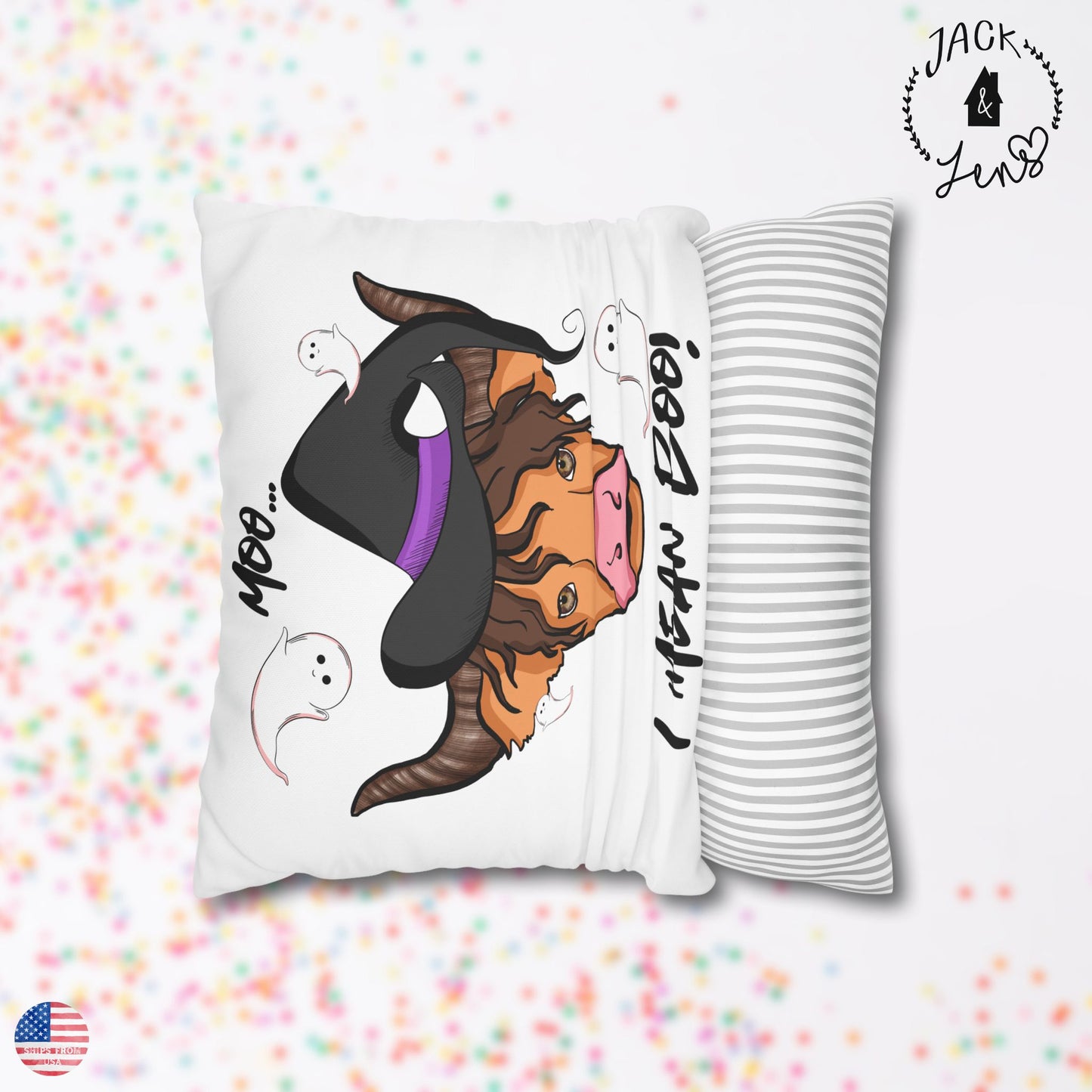 MOO I MEAN BOO Pillowcase