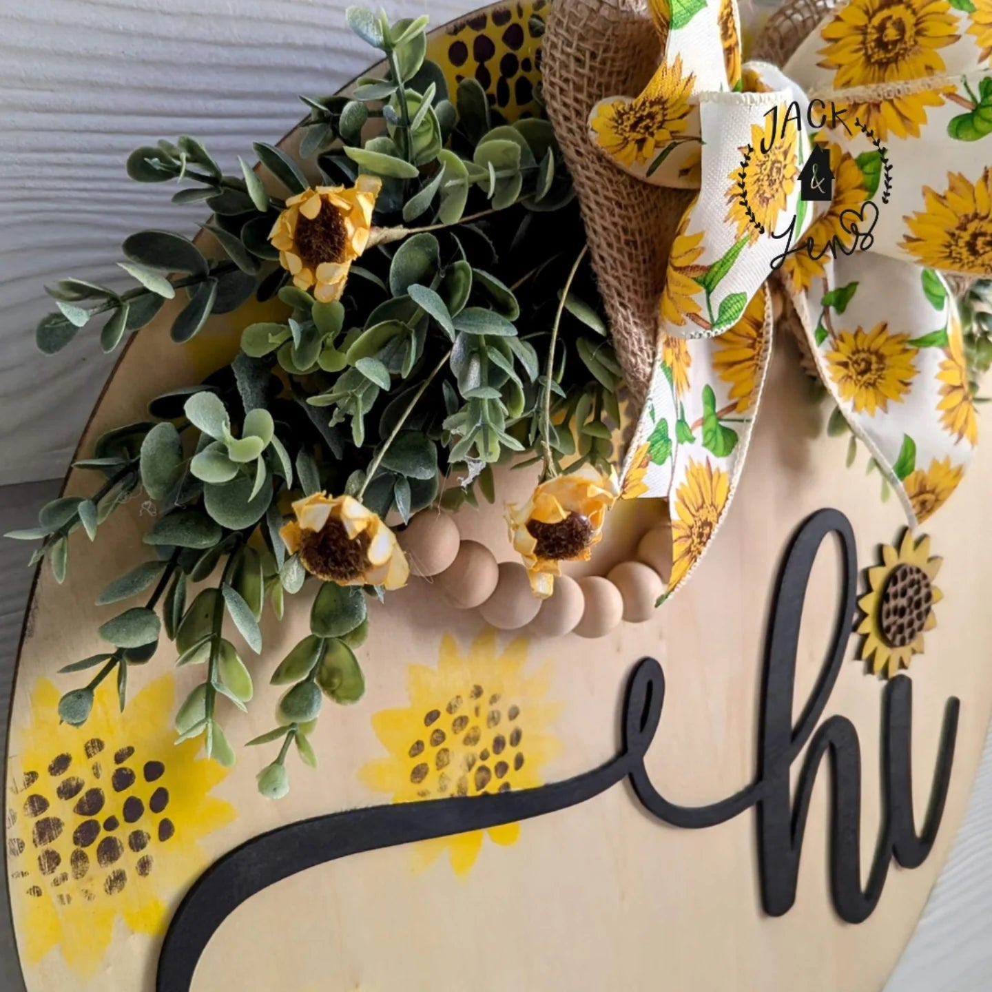 Ready To Go | Sunflower-Hi | Door Hanger