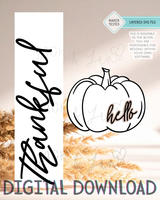 SVG File - Thankful Pumpkin Bundle