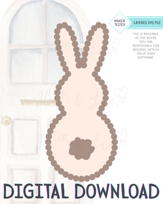 SVG File - Bead Bunny