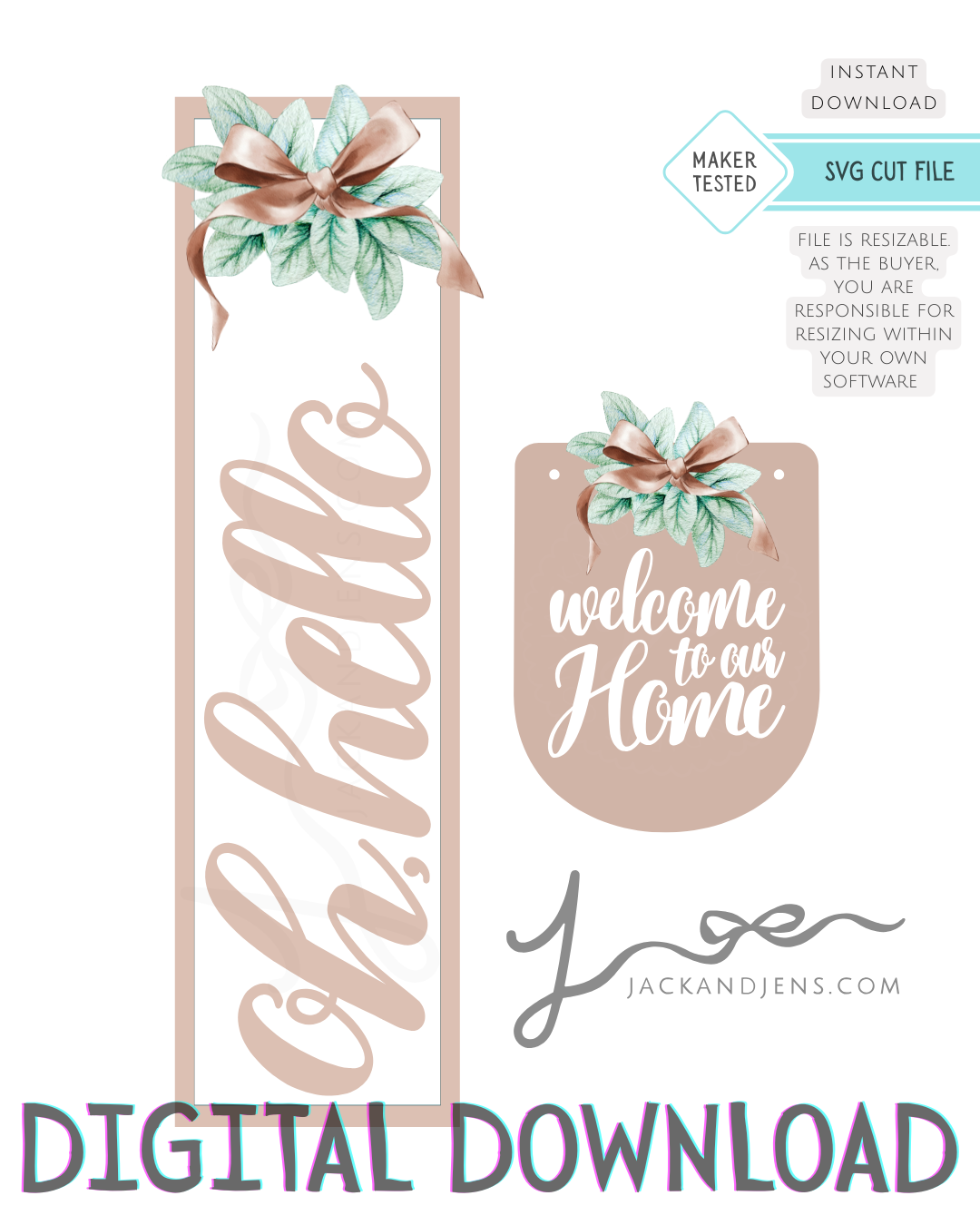 SVG File - Oh, Hello Boho Bundle