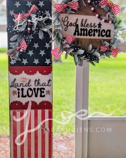 RTS - Faith & Freedom | Door Sign Set