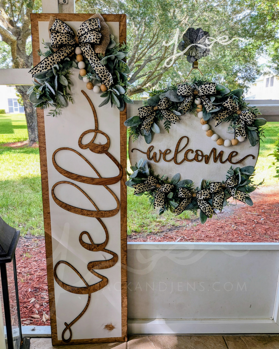 RTS - Hello + Welcome Timeless | Door Sign Set