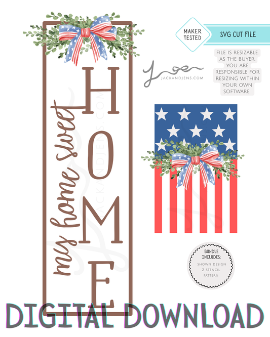 SVG File - My HSH Patriotic Bundle