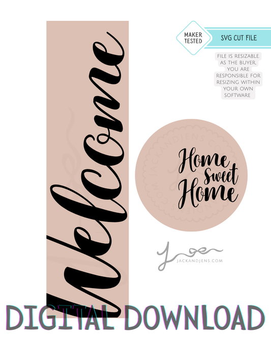 SVG File - Welcome + HSH Timeless Bundle
