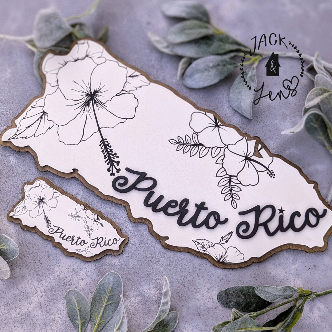 BLOOMIN' BORDER | PUERTO RICO Wall Art