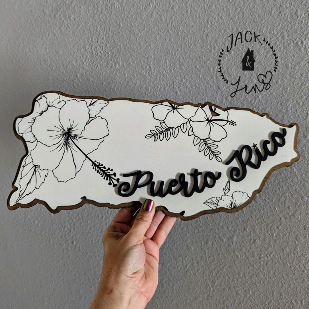 BLOOMIN' BORDER | PUERTO RICO Wall Art