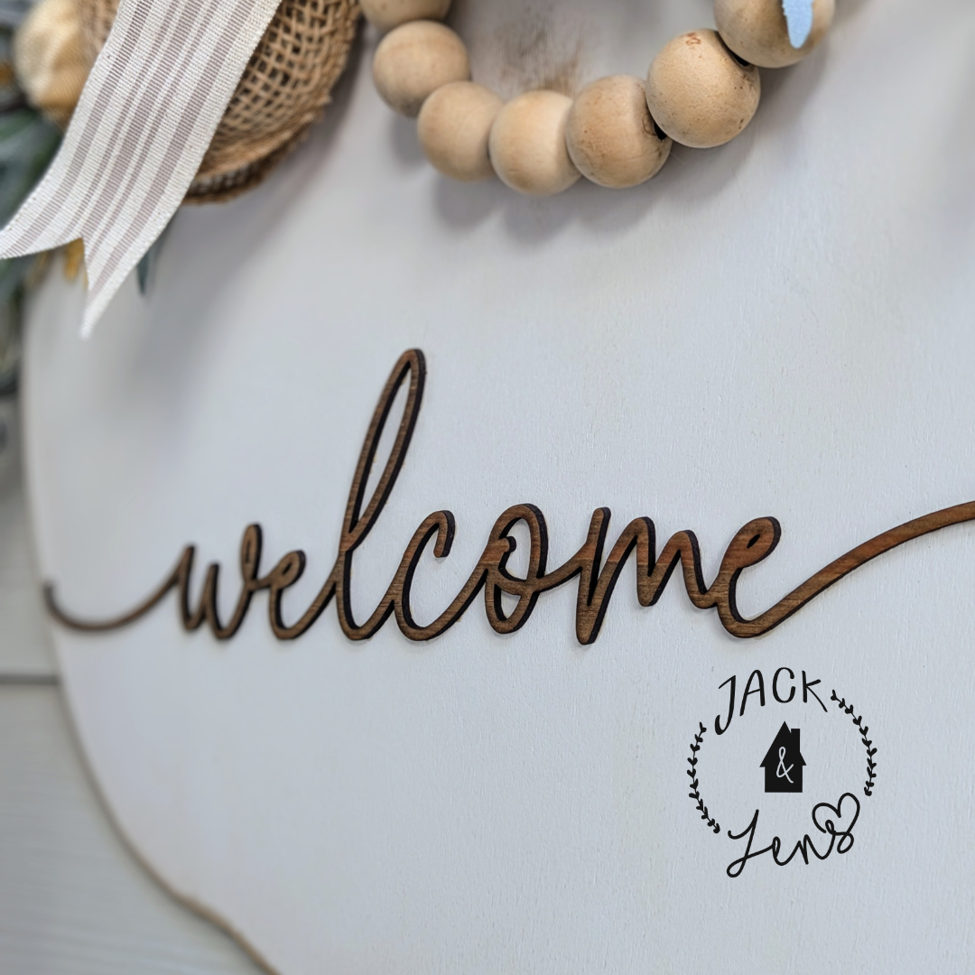 Ready To Go | Hey There Pumpkin-Welcome | Fall Door Set