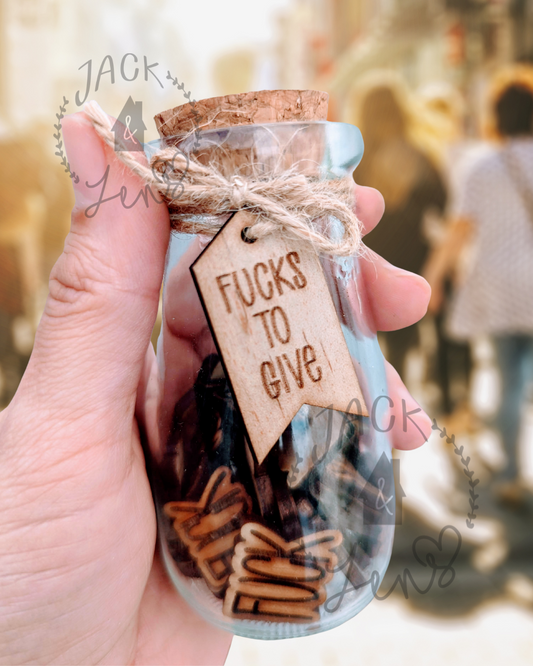 Jar Of Fucks + Fucks To Give