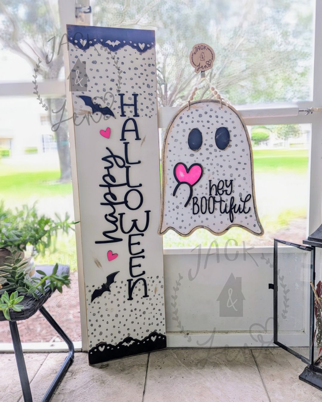 RTS - Happy Halloween + Hey Boo-tiful Ghoul | Halloween Door Set